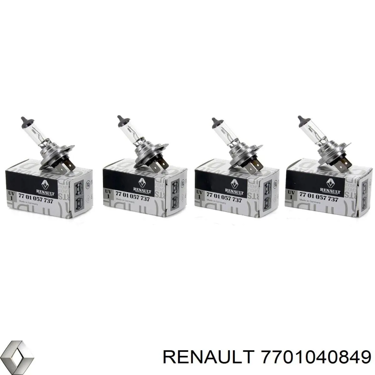 Лампочка галогенная 7701040849 Renault (RVI)