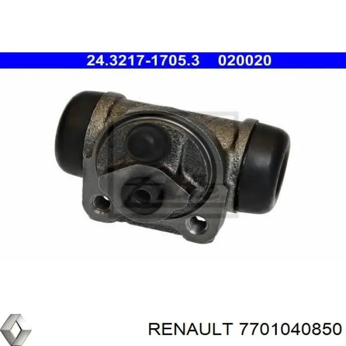 7701040850 Renault (RVI) цилиндр тормозной колесный рабочий задний