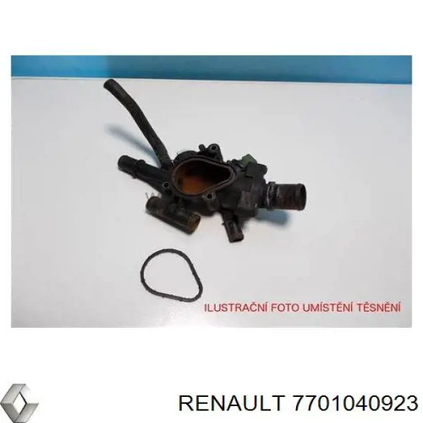 Vedante de termostato 7701040923 Renault (RVI)