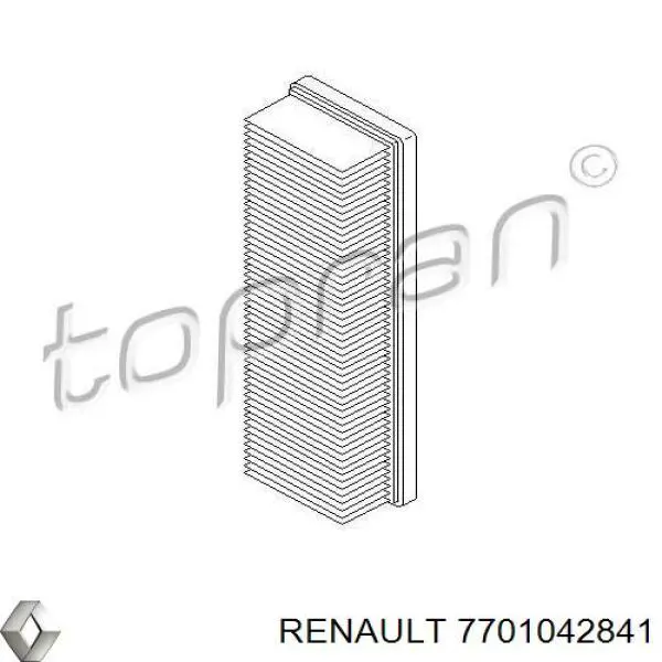 Элемент воздушного фильтра Renault (RVI) 7701042841 цена, от 3.55 USD