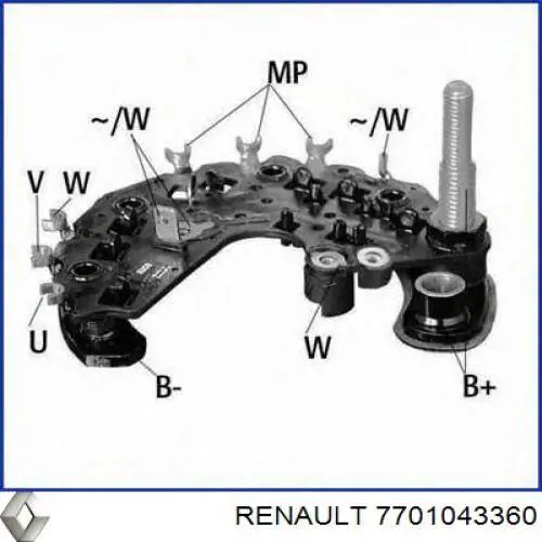  7701043360 Renault (RVI)