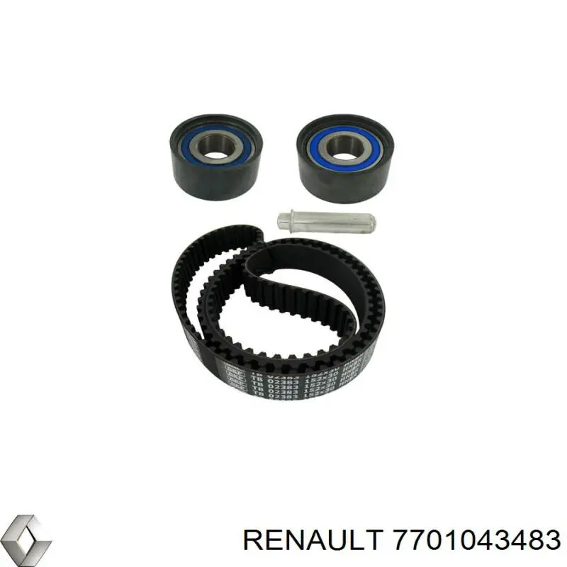 Купить 7701043483 Renault (RVI) Ремень газораспределительного механизма