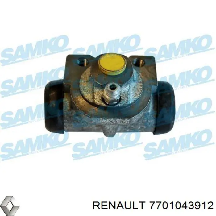 7701043912 Renault (RVI) Цилиндр тормозной колесный, задний