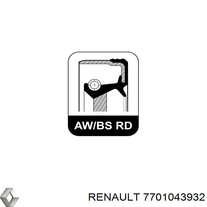 7701043932 Renault (RVI)