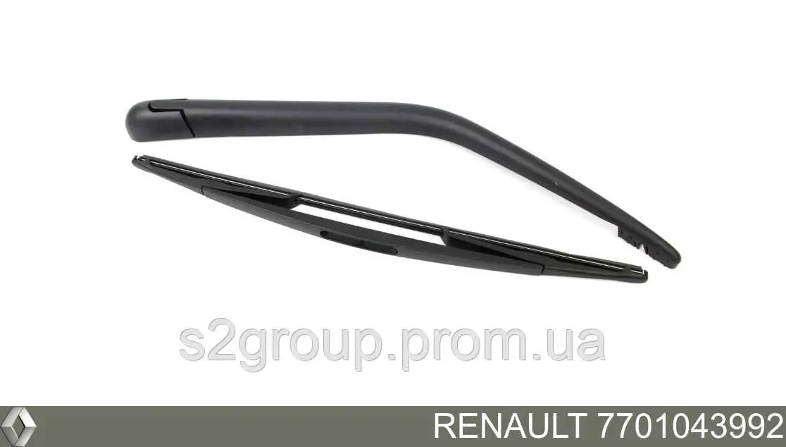 Рычаг-поводок стеклоочистителя заднего стекла 7701043992 Renault (RVI)