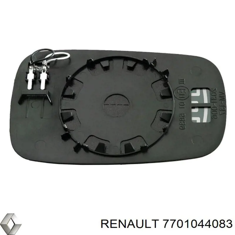 Стекло левого зеркала заднего вида 7701044083 Market (OEM)