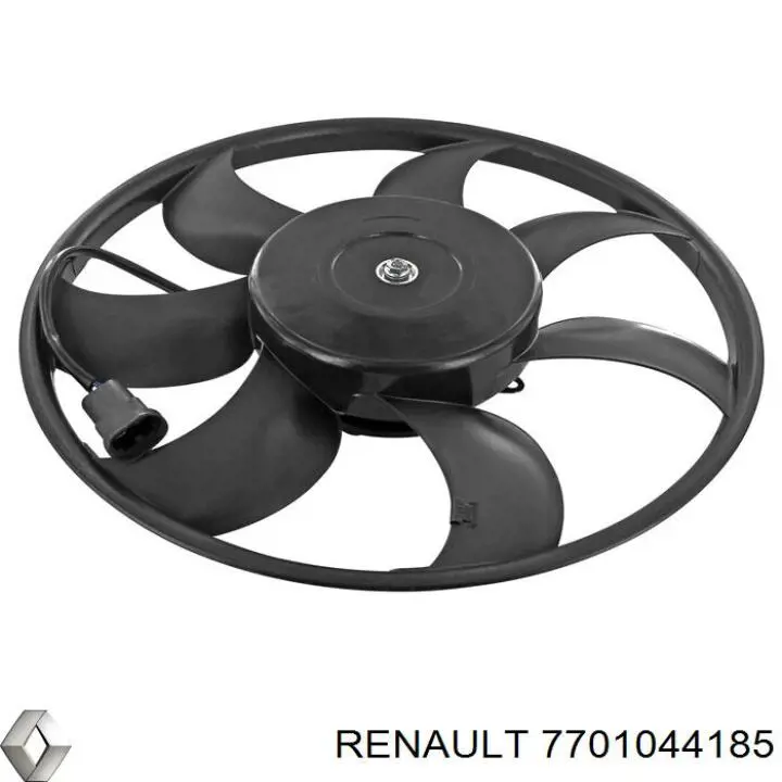 Купить 7701044185 Renault (RVI) Диффузор вентилятора в сборе с мотором и крыльчаткой