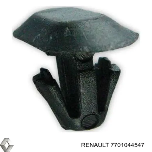 7701044547 Renault (RVI) braçadeira (cápsula de fixação de moldura da porta)