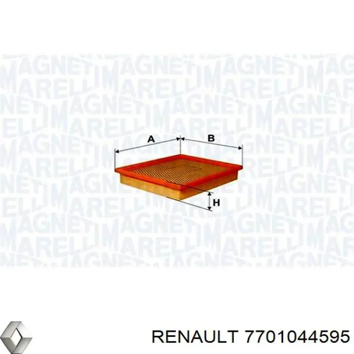 Элемент воздушного фильтра Renault (RVI) 7701044595 цена, от 5.47 USD