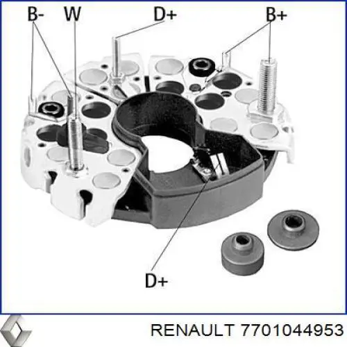 Выпрямитель Renault (RVI) 7701044953 цена, от 21.63 USD