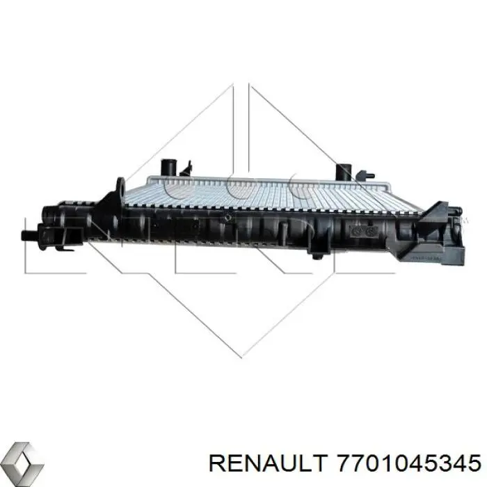 Радиатор 7701045345 Renault (RVI)