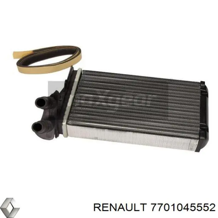 Радиатор печки (отопителя) Renault (RVI) 7701045552