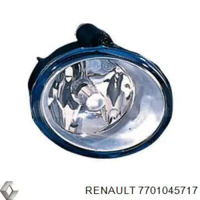 Фара противотуманная правая 7701045717 Renault (RVI)