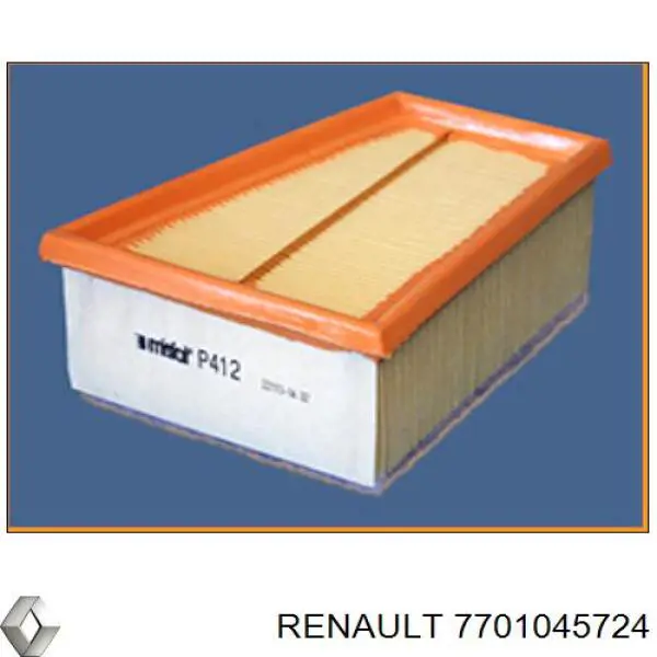 Купить 7701045724 Renault (RVI) Автомобильный фильтр воздуха