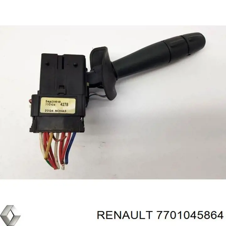 Переключатель подрулевой, левый Renault (RVI) 7701045864 цена, от 18.14 USD