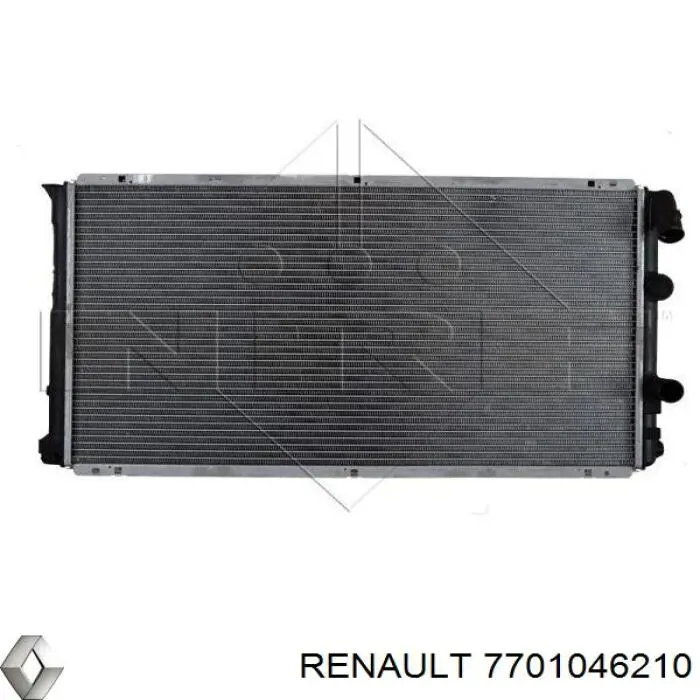 Купить 7701046210 Renault (RVI) Радиатор водяной