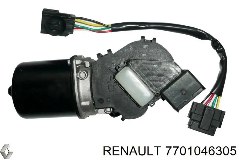 Мотор стеклоочистителя лобового стекла 7701046305 Renault (RVI)