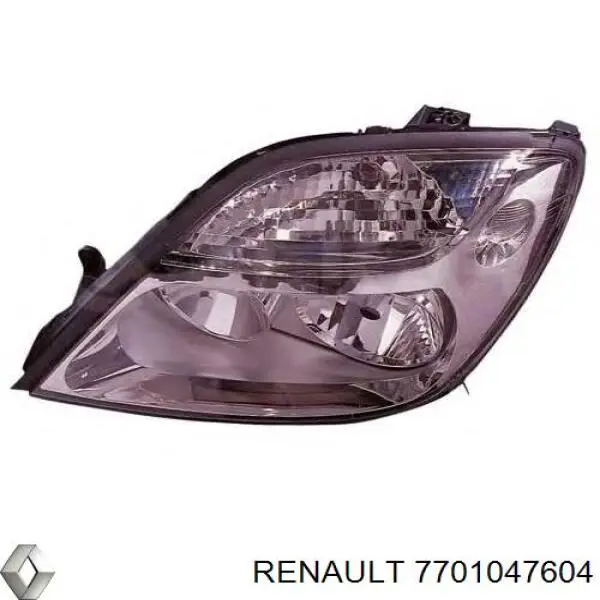 Фара левая 7701047604 Renault (RVI)