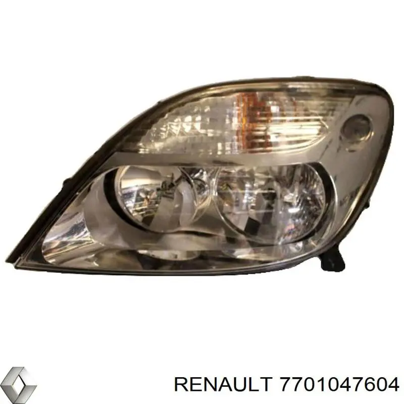 Faro izquierdo 7701047604 Renault (RVI)