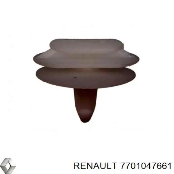 7701047661 Renault (RVI) braçadeira (cápsula de fixação de moldura da porta)