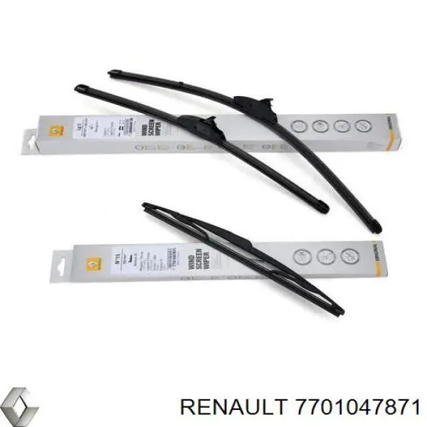 Limpiaparabrisas de luna trasera 7701047871 Renault (RVI)