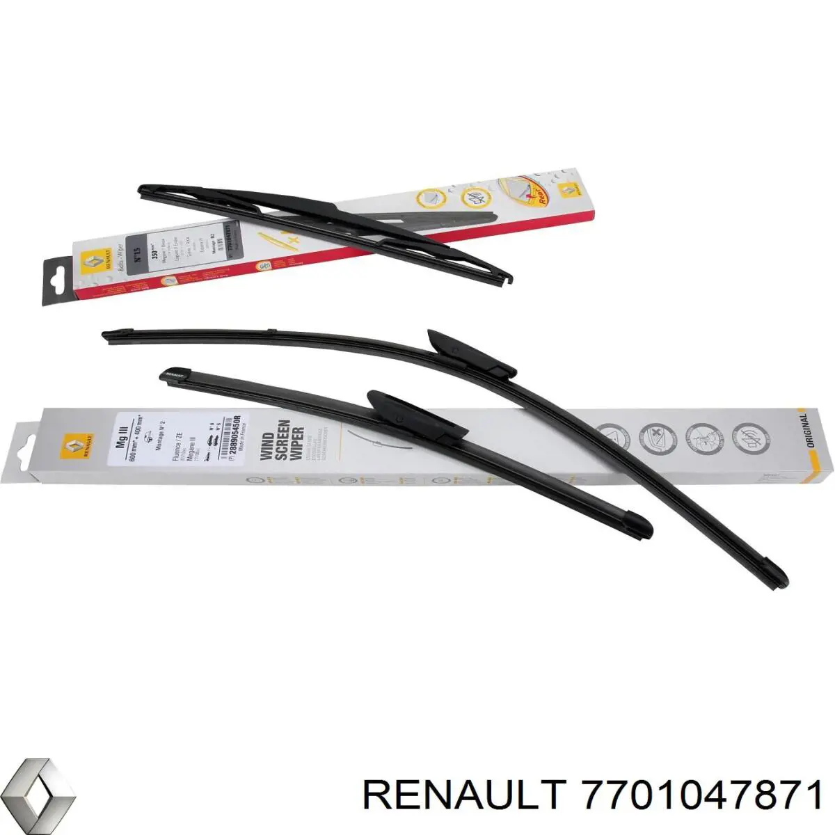 Дворник задний 7701047871 Renault (RVI)