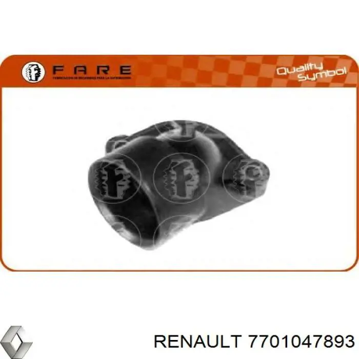 Фланец системы охлаждения Renault (RVI) 7701047893 цена, от 4.48 USD