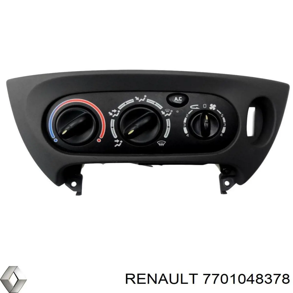 Блок управления кондиционером 7701048378 Renault (RVI)