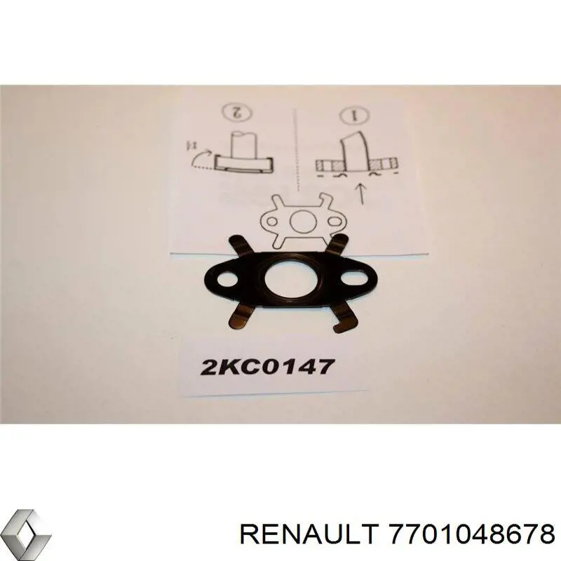 7701048678 Renault (RVI) Прокладка шланга отвода масла от турбины