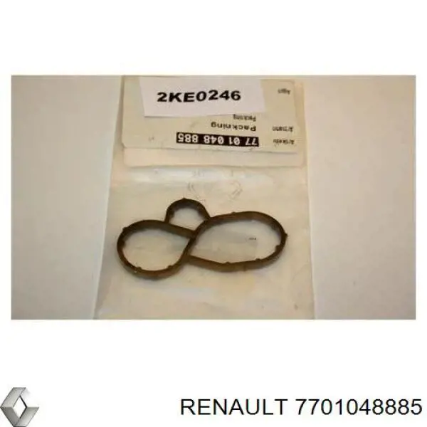 7701048885 Renault (RVI) vedante de adaptador do filtro de óleo