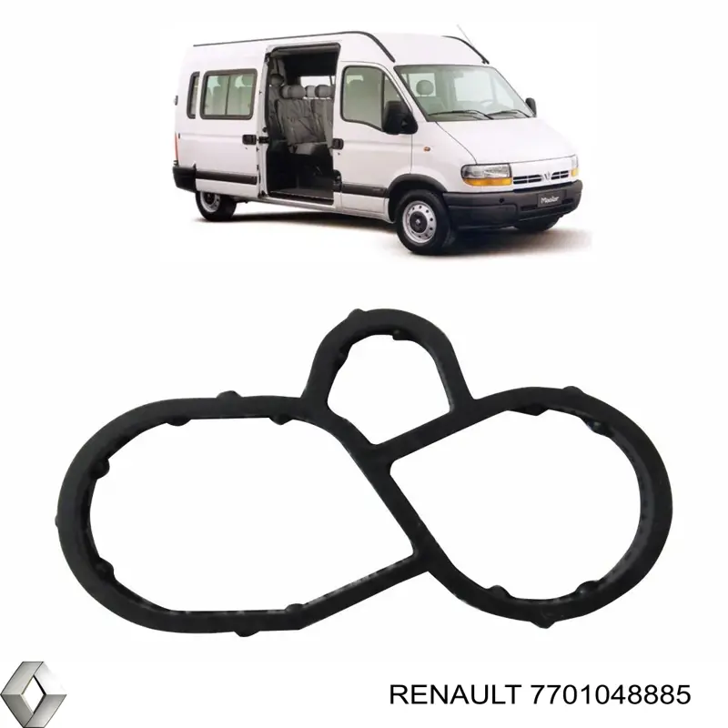 Прокладка адаптера масляного фильтра Renault (RVI) 7701048885 цена, от 5.03 USD