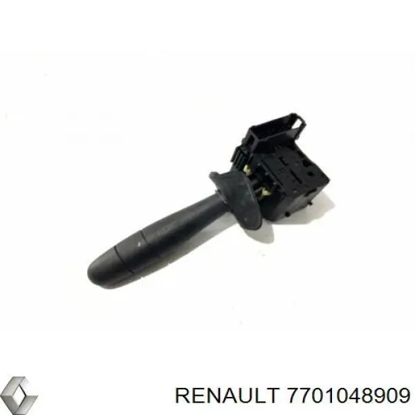 7701048909 Renault (RVI) comutador direito instalado na coluna da direção
