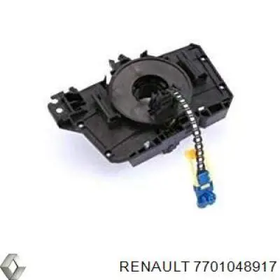 7701048917 Renault (RVI) anel airbag de contato, cabo plano do volante