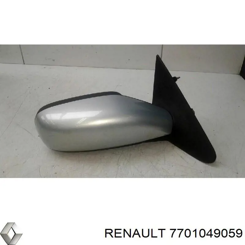 Правое боковое зеркало 7701049059 Renault (RVI)