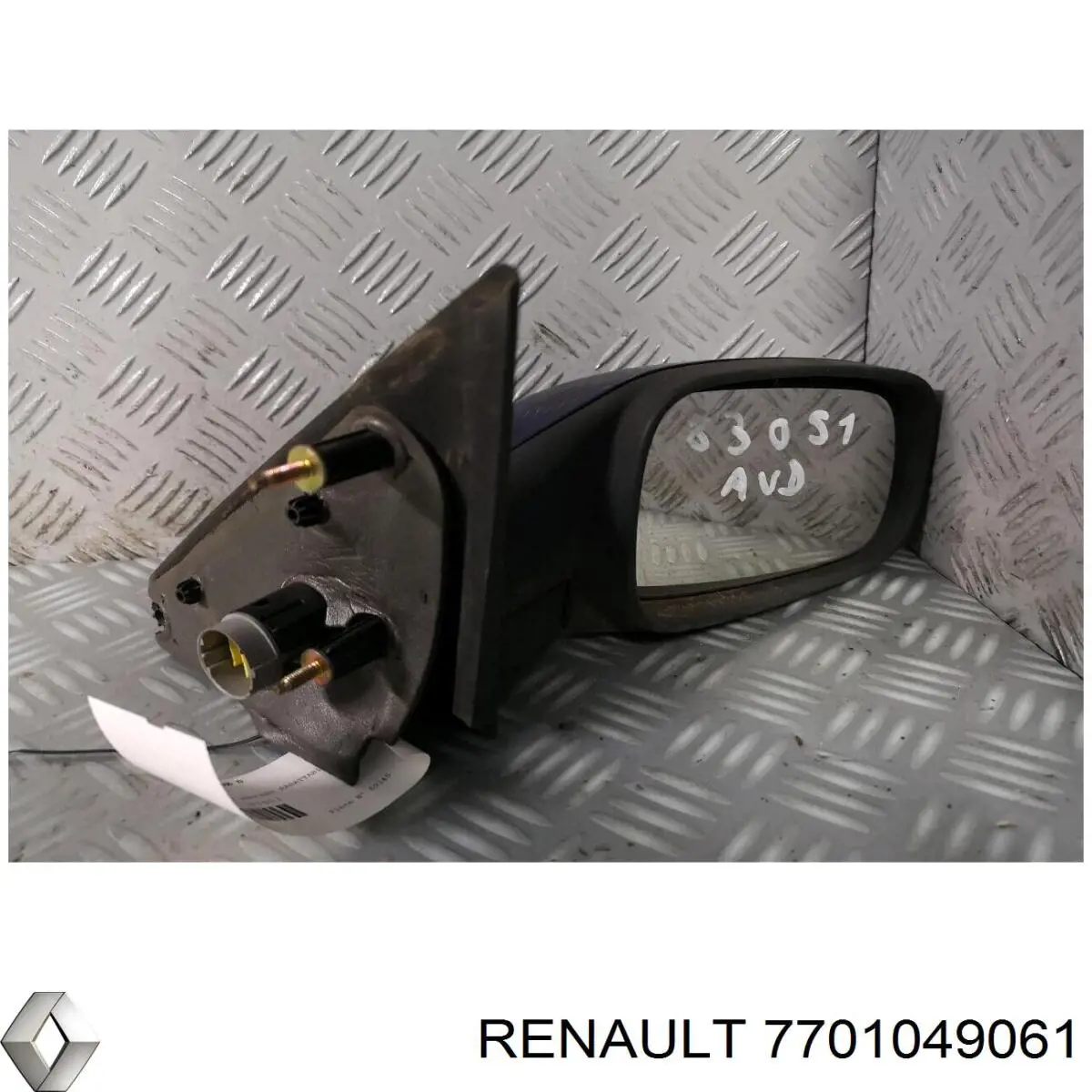 7701049061 Renault (RVI) espelho de retrovisão direito
