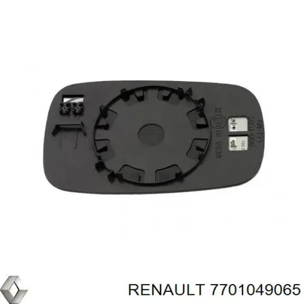 Купить 7701049065 Renault (RVI) Зеркальный элемент зеркала заднего вида