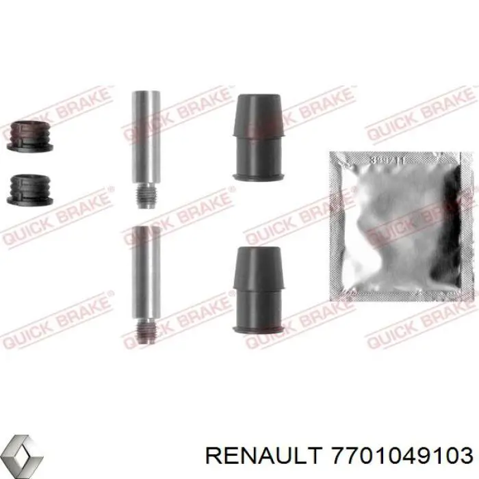 Купить 7701049103 Renault (RVI) Суппорт тормозной передний левый