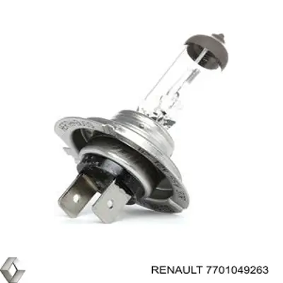 Лампочка противотуманной фари 7701049263 Renault (RVI)