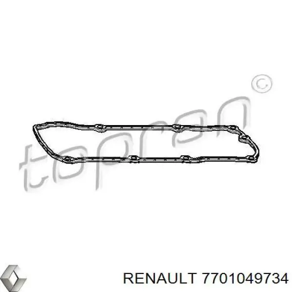 Купить 7701049734 Renault (RVI) Прокладка клапанной крышки двигателя