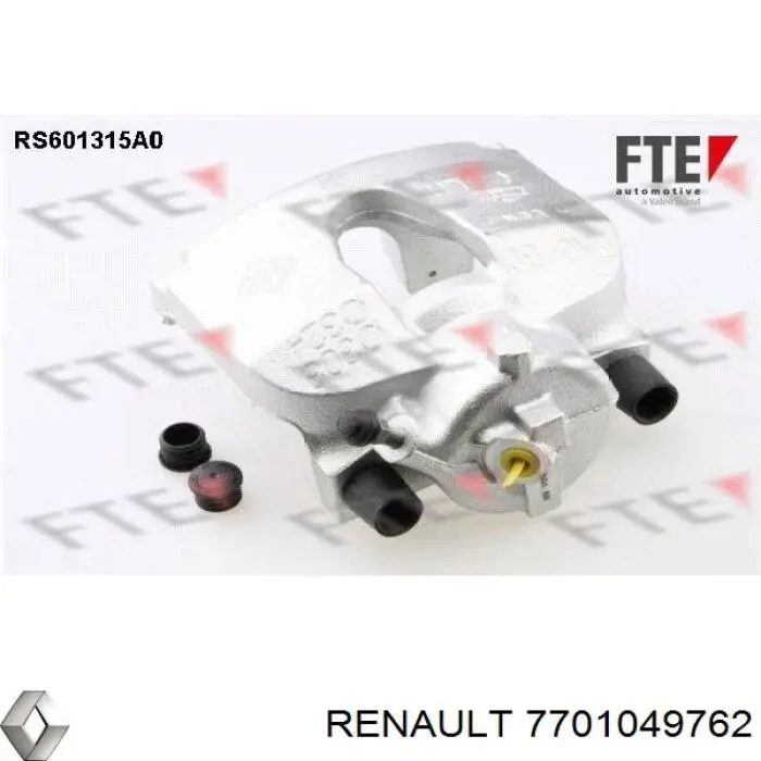 Суппорт тормозной передний левый 7701049762 Renault (RVI)