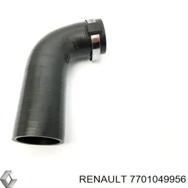 Патрубок воздушный, выход из турбины/компрессора (наддув) Renault (RVI) 7701049956