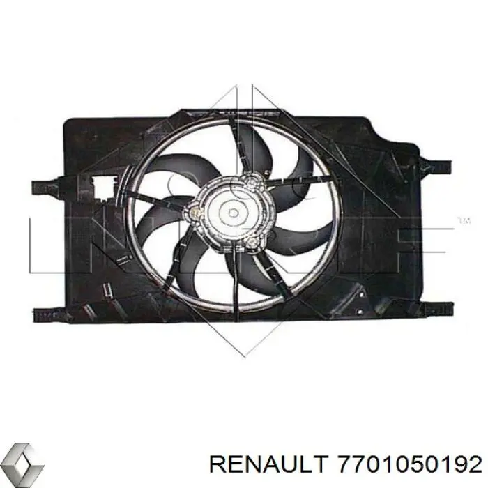 Электровентилятор охлаждения 7701050192 Renault (RVI)