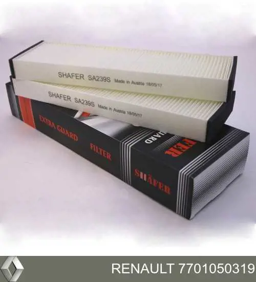 Воздушный фильтр салона Renault (RVI) 7701050319