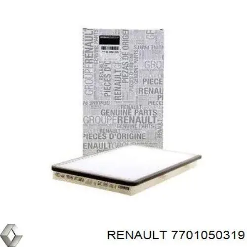 Filtro de habitáculo 7701050319 Renault (RVI)