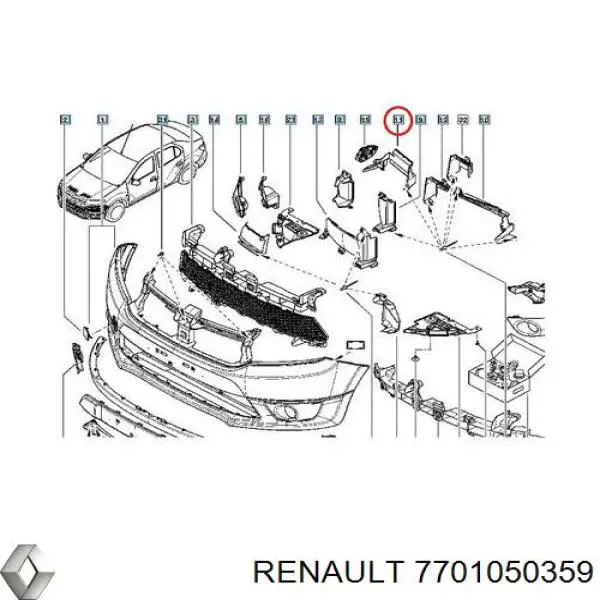 Радиатор масляный (холодильник), под фильтром Renault (RVI) 7701050359