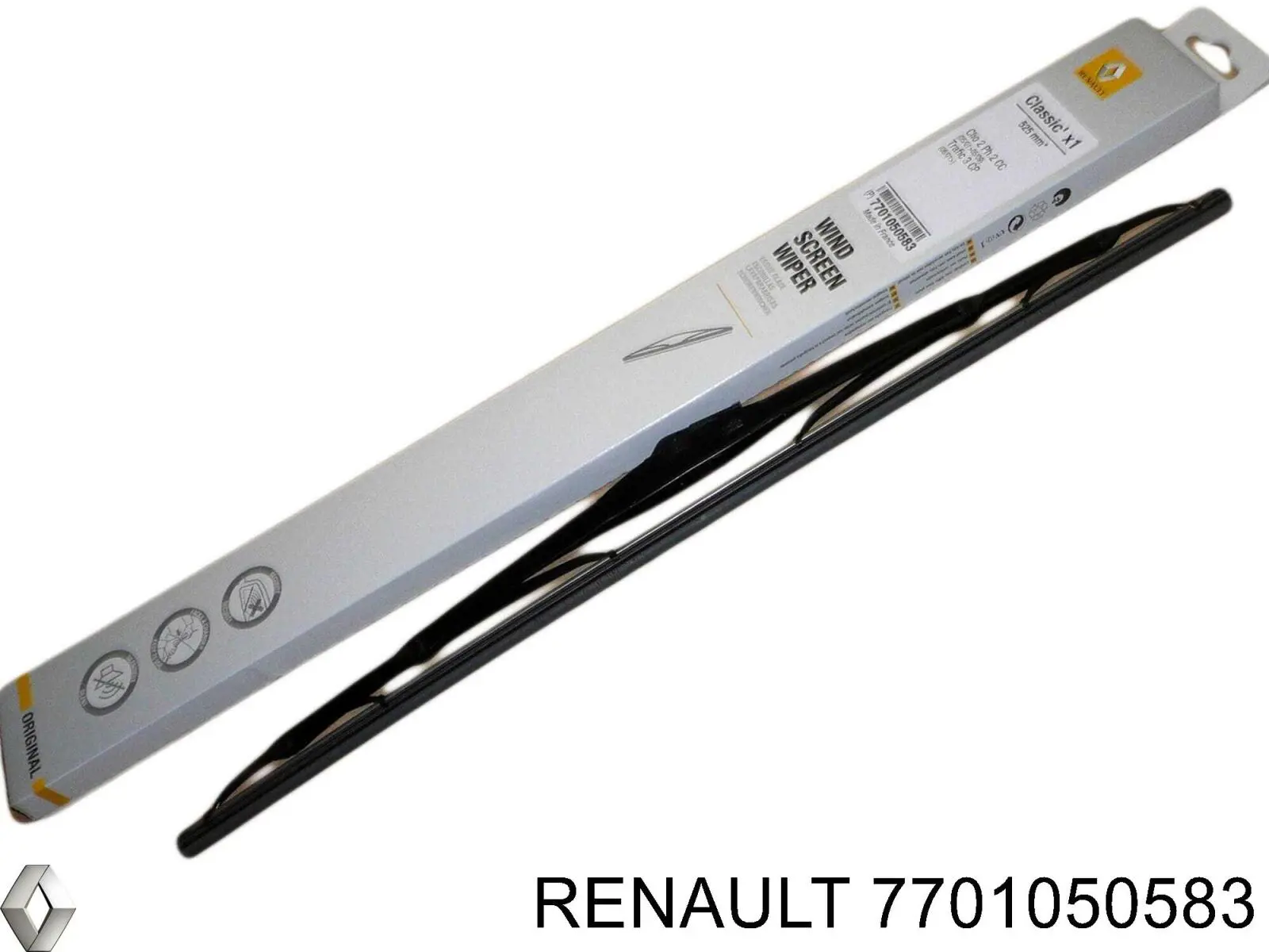 Щетка-дворник лобового стекла пассажирская Renault (RVI) 7701050583
