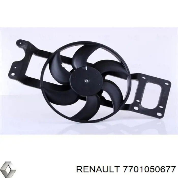 Купить 7701050677 Renault (RVI) Крыльчатка радиатора охлаждения