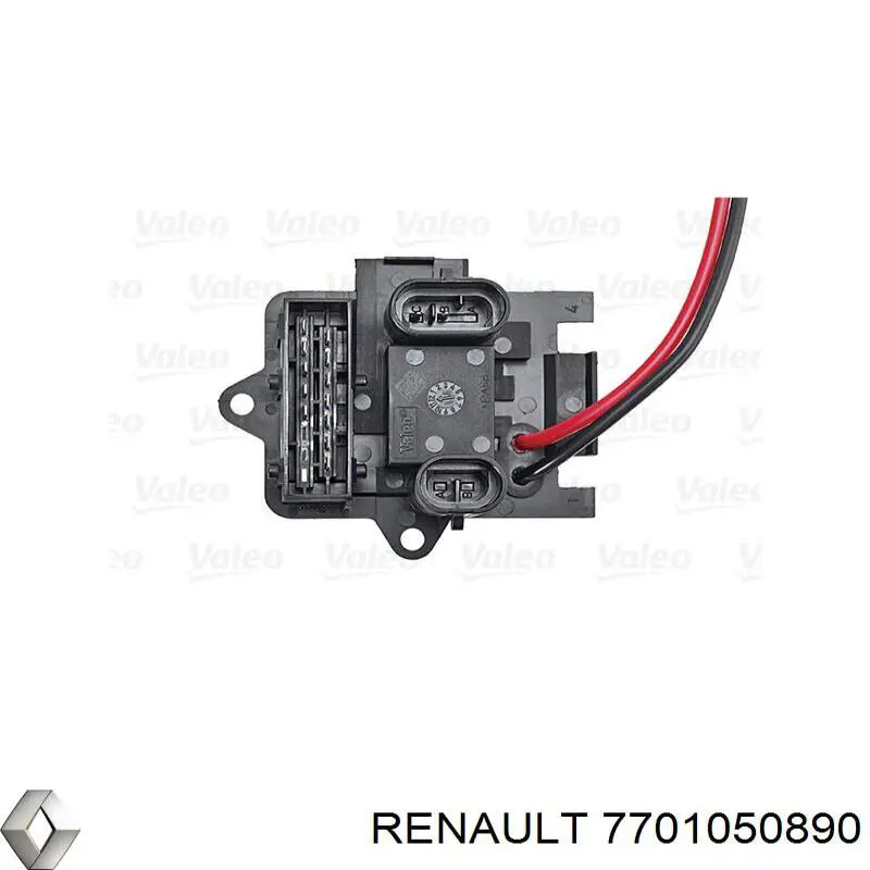 7701050890 Renault (RVI) resistor (resistência de ventilador de forno (de aquecedor de salão))