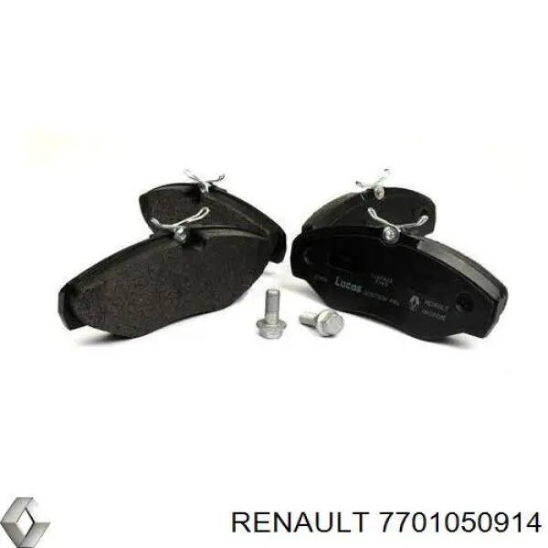 7701050914 Renault (RVI) Sapatas do freio dianteiras de disco