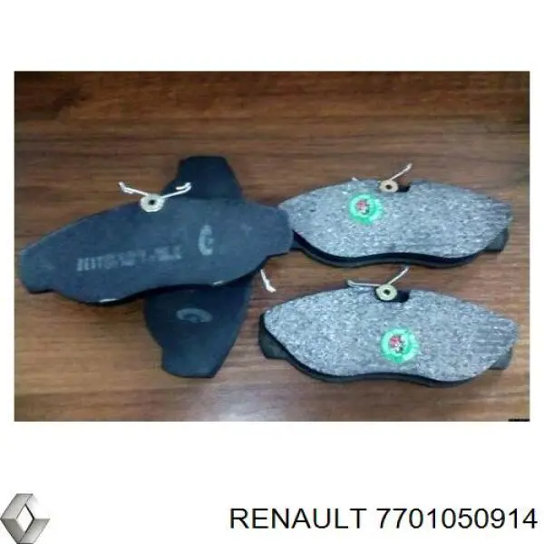 Compre 7701050914 Renault (RVI) Sapatas do freio dianteiras de disco